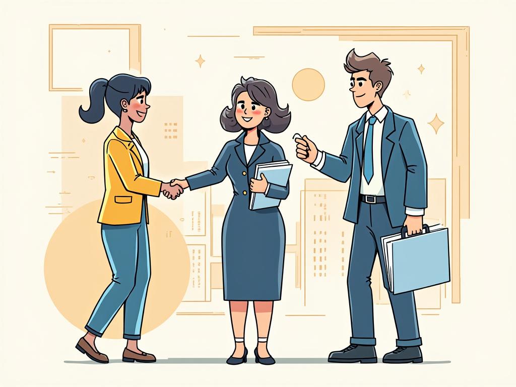 Ondernemers samen werken